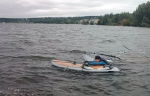 Виндсерфера подняли с воды и доставили до берега.