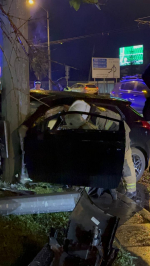 В Самаре 19-летний парень на Kia снёс столб. Спецкор ProGorodSamara оказался на месте страшной аварии
