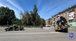В Самаре экскаватор-погрузчик на повороте врезался в легковушку 8 июля