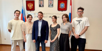 Александр Фомин обсудил с практикантами актуальные задачи строительной отрасли - Министерство строительства