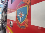 В Самаре загорелась плавучая баня