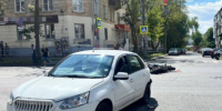 В Самаре в ДТП пострадали водитель и пассажир мотоцикла - SamaraGIS.Ru