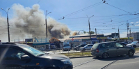 В Самаре произошел сильный пожар в районе Кировского рынка 28 июля - Комсомольская Правда Самара