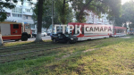 В Самаре трамвай протаранил автомобиль на Ново-Садовой