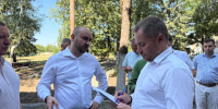 Вячеслав Федорищев инспектирует ремонт социальных объектов в Снежном ДНР - Губерния ТВ