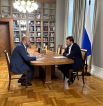 Вячеслав Федорищев встретился с заместителем руководителя Администрации Президента РФ Максимом Орешкиным