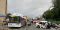 В ДТП с автобусом пострадал водитель легковушки - ТРК Скат