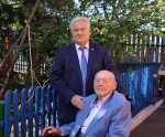 Геннадий Котельников поздравил с 95-летием Максима Борисовича Оводенко