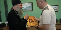 Иван Носков встретился с епископом Самарским и Новокуйбышевским Феодосием - SamaraGIS.Ru