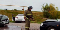 Пожарные - спасатели Борского района принимали участие в ликвидации последствий дорожно-транспортного происшествия - Центр по делам гражданской обороны, пожарной безопасности и чрезвычайным ситуациям