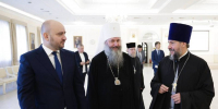 Вячеслав Федорищев и митрополит Феодосий посетили Поволжскую академию святителя Алексия - Самарская Газета