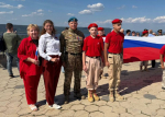 В районах Самары отмечают День государственного флага РФ