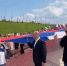 122 квадратных метра российского триколора пронесли по набережной Тольятти - ГТРК Самара