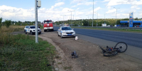 Второе за месяц ДТП с участием велосипедиста в Красноярском районе - Центр по делам гражданской обороны, пожарной безопасности и чрезвычайным ситуациям