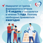 Вакцинопрофилактика гриппа — первоочередное правило сохранения здоровья в осенне-зимний период