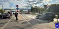 В Самаре водитель Infiniti спровоцировал массовое ДТП с пожаром - ГТРК Самара