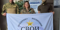 На избирательном участке  - все СВОи: в Кинеле проголосовал участник СВО и его родители-волонтеры - Единая Россия