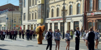 В Самаре прошел парад-дефиле духовых оркестров - ГТРК Самара