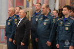 Сотрудники регионального управления МЧС России посетили молебен в честь иконы Божией Матери «Неопалимая Купина»