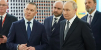 В Самаре Владимир Путин осмотрел ФОК «Орбита» - SamaraGIS.Ru