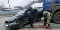 Водитель Daewoo Nexia погиб в ДТП с грузовиком МАЗ под Самарой 10 ноября - ГТРК Самара