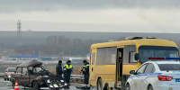 В Сергиевском районе столкнулись автобус и "семерка", есть погибший - Волга Ньюс