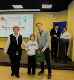 Награждение призеров творческих конкурсов, посвященных Параду Памяти
