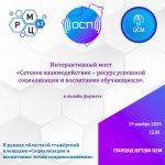 Интерактивный мост «Сетевое взаимодействие - ресурс успешной социализации и воспитания обучающихся».
