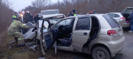 В лобовой аварии под Самарой 24 ноября пострадали три человека