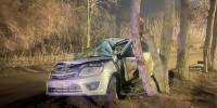 В Самаре водитель Lada Granta врезался в дерево - Волга Ньюс