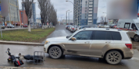 В Октябрьском районе Самары Мерседес врезался в электровелосипед - НИА Самара
