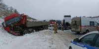 Появились подробности жесткого ДТП с грузовиками под Самарой - ГТРК Самара
