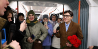 Самарский трамвай "Львенок" впервые повез пассажиров сквозь историю города - ГТРК Самара
