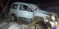 В Самарской области Mitsubishi съехал в кювет: два человека госпитализированы - ГТРК Самара