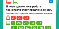 В Самаре в новогоднюю ночь продлят работу ряда трамвайных и автобусных маршрутов - Администрация городского округа Самара