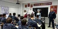 Самарские росгвардейцы поздравили подшефных кадет с наступающим Новым годом - Росгвардия