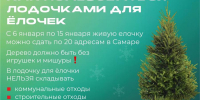 С 6 января в Самаре елки можно сдать на переработку - Волга Ньюс