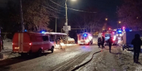 В Самаре тушат пожар в трех домах на Молодогвардейской - SamaraGIS.Ru