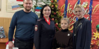 Полицейский Дед Мороз посетил детей в Тольятти - НИА Самара