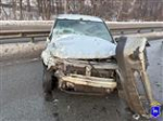 В Самаре водитель легковушки врезался в трактор