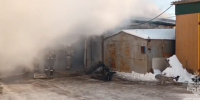 В Самаре тушат пожар на стройбазе - ТРК Скат