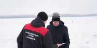 Семеро самарских рыбаков получили предупреждения за выход на лед - Самарская Газета
