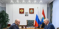 Губернатор Вячеслав Федорищев встретился с главой Сергиевского района Анатолием Екамасовым - SamaraGIS.Ru