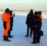 22 января беседы проводились с пешеходами, выходившими на Волгу в районе Полевого спуска. - НИА Самара