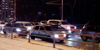 3 февраля в Самаре образовалась длинная пробка из-за аварии на Красной Глинке - ProGorodSamara.Ru