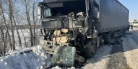 В Самарской области столкнулись 3 грузовика - ГТРК Самара