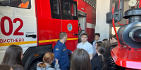 Экскурсия в пожарно-спасательную часть Похвистневского района - Центр по делам гражданской обороны, пожарной безопасности и чрезвычайным ситуациям