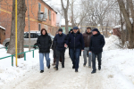 Иван Носков посетил ряд адресов в Октябрьском и Советском районах.