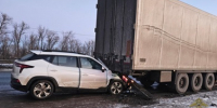 На трассе под Самарой автоледи пострадала в ДТП с КамАЗом - ГТРК Самара