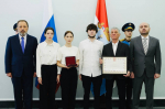 Медаль «Золотая Звезда» вручили семье погибшего офицера из Самарской области